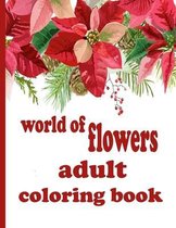 world of flowers adult coloring book