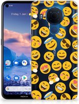 Coque Téléphone pour Nokia 5.4 Housse TPU Silicone Etui Emoji