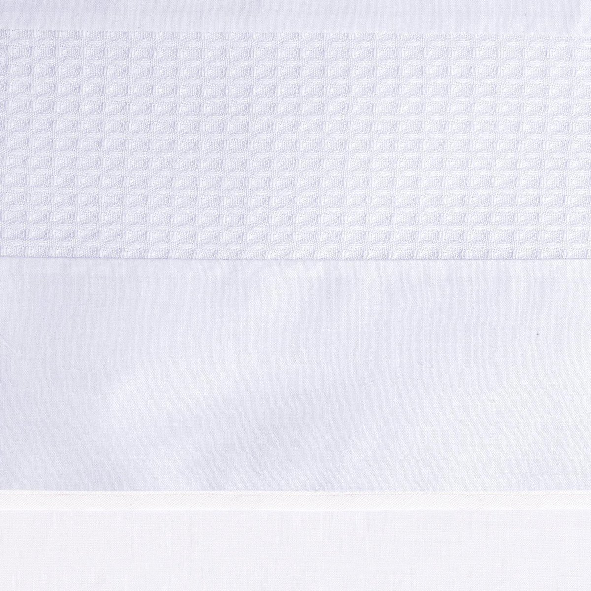 BINK Bedding Wieglaken Wafel (Pique) wit 75 x 100 cm