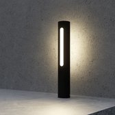 Lucande - LED buitenlamp - 1licht - aluminium, polycarbonaat - H: 40 cm - donkergrijs, wit - Inclusief lichtbron