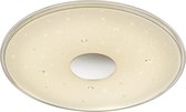 LED Plafondlamp - Iona Seykon - 30W - Aanpasbare Kleur - Dimbaar - Afstandsbediening - Sterlicht - Rond - Mat Wit - Kunststof