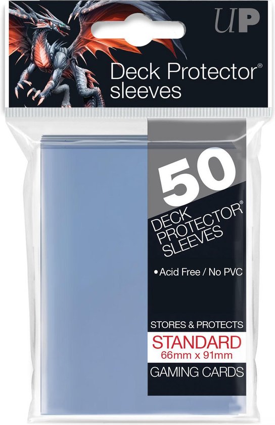 Ultra Pro Clear Sleeves Kaarten Hoesjes Standard | Protectors | Pokemon -  50 Stuks | Games | bol.com