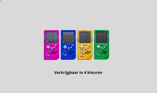 Brickgame Handheld Spelcomputer - Extra Groot Scherm - Tetris - Classic game - Retro spel - Blokken - - Geel - Inclusief Batterij - Merkloos