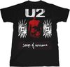 U2 - Songs Of Innocence Red Shade Heren T-shirt - S - Zwart
