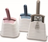 Imac kattenbakschep romeo met houder assorti - 17,5x11x28 cm - 1 stuks