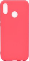 Voor Huawei P20 Lite Candy Color TPU Case (rood)