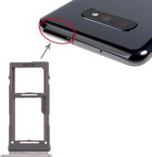 SIM-kaarthouder + Micro SD-kaarthouder voor Galaxy S10 + / S10 / S10e (wit)