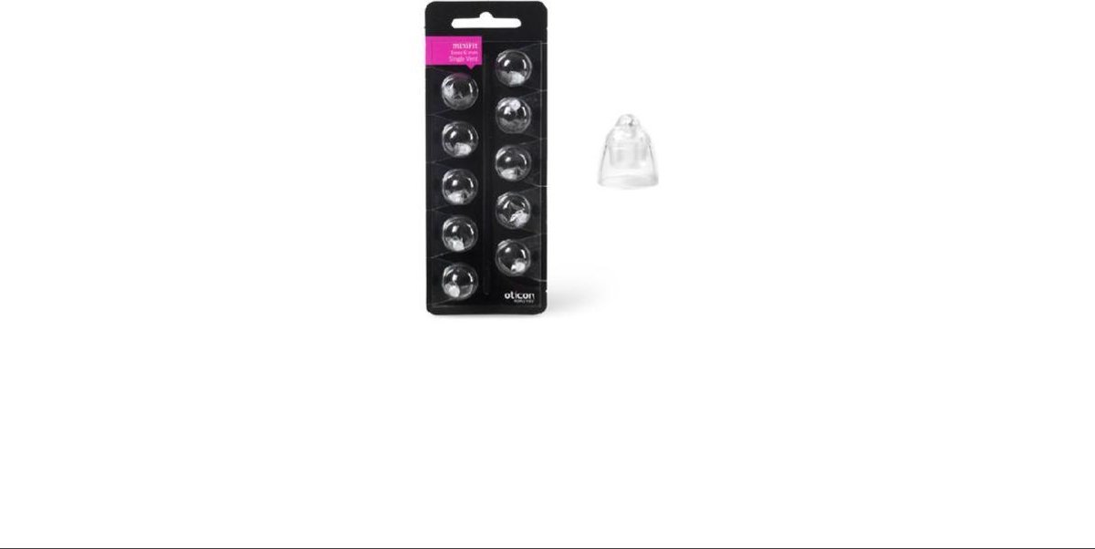 Goedkoopste Oticon miniFit Bass tip 6mm enkele venting