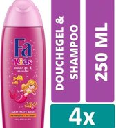 FA Kids Douche & Shampoo Mermaid 4 x 250 ml Voordeelbundel
