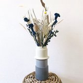 Droogboeket - BIG BLUE VELVET - Droogbloemen Boeket Dry FLWRS®