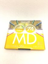 Maxell MD Color 74 Yellow Recordable Minidisc