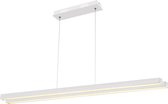 LED Plafondlamp - Plafondverlichting - Mater - 35W - Natuurlijk Wit 4000K - Wit Aluminium