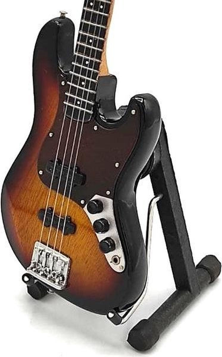 John Paul Jones Led Zeppelin miniatuur basgitaar