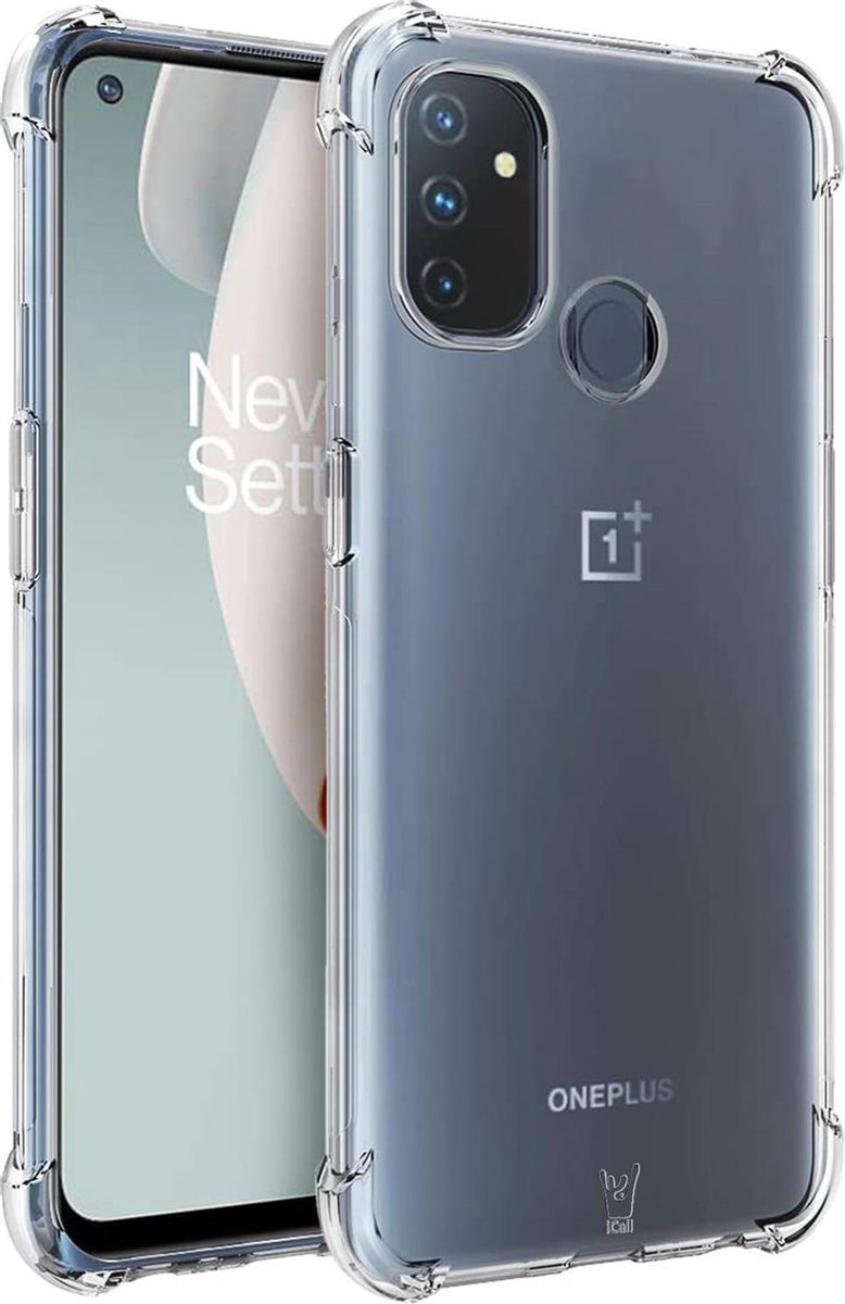 Hoesje geschikt voor OnePlus Nord N100 - Transparant Shock Proof Case