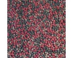 Multi Color visvoer 3 kleuren mix 15kg 3 mm korrel