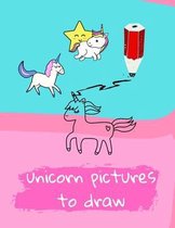 Unicorn Pictures To Draw: Cute Unicorn Pictures To Draw.