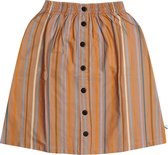 Lange Rok Gestreept met Knoopjes - button skirt - multi color