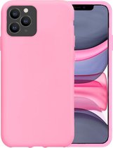 iPhone 11 Pro Max hoesje roze - iPhone 11 Pro Max siliconen case - hoesje Apple iPhone 11 Pro Max roze – iPhone 11 Pro Max hoesjes cover hoes - telefoonhoes iPhone 11 Pro Max