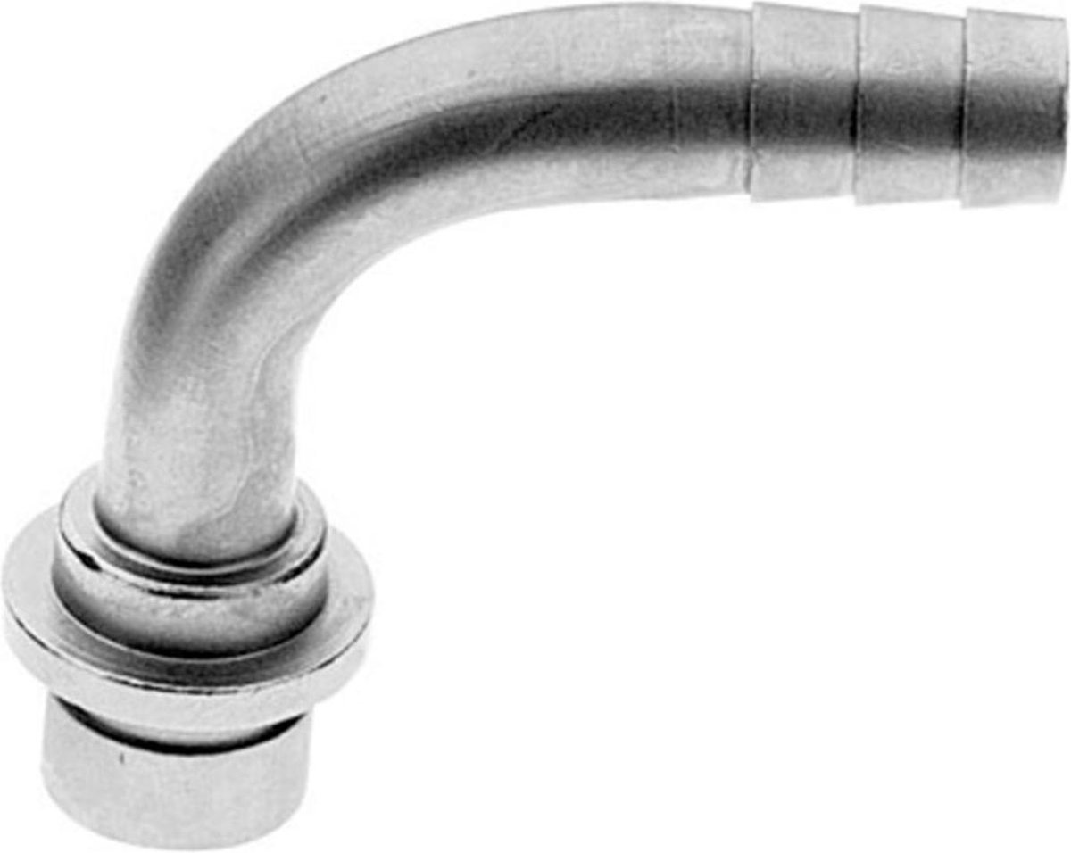 Slangtule gebogen 10 mm - voor bierslang of CO2-slang