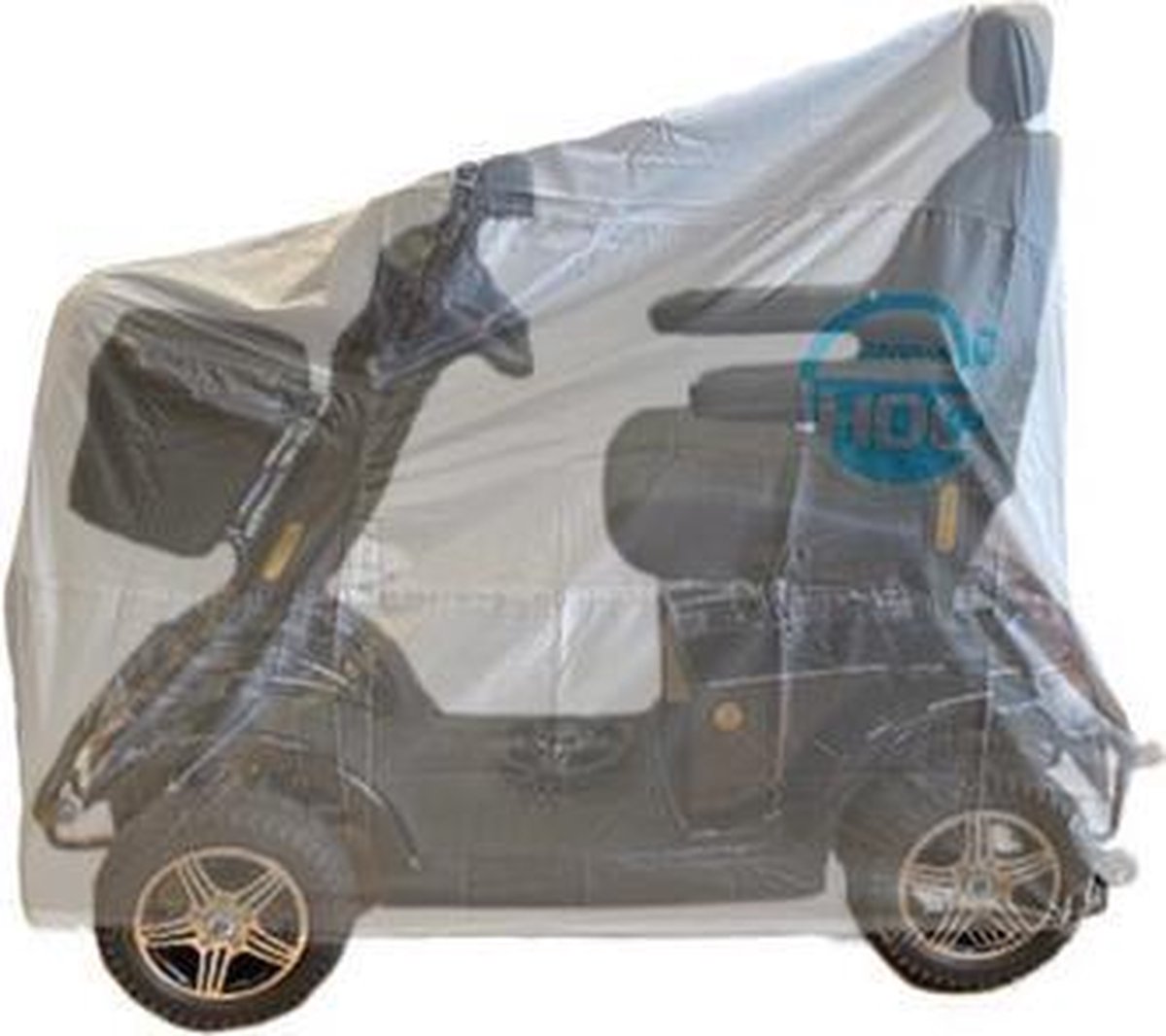 Goedkoopste COVER UP HOC Topkwaliteit Scootmobiel Hoes - L - Waterdicht - 220x95x110cm - Diamond label Scootmobielhoes