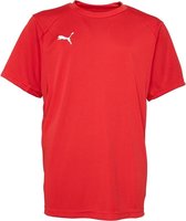 Puma liga training jersey junior rood wit 65563101, maat 176