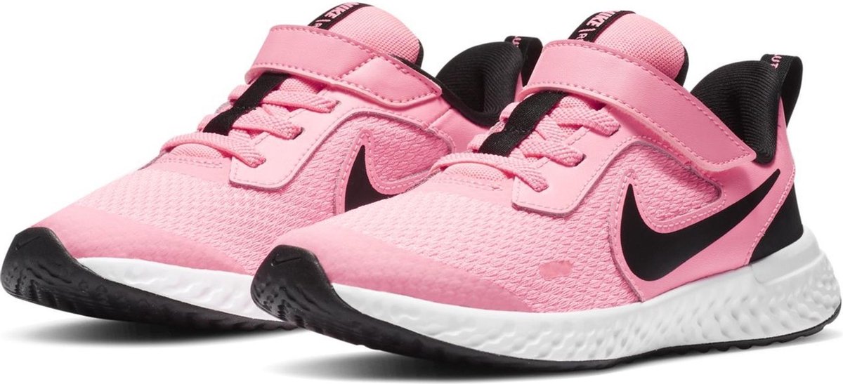 Nike Sneakers - Maat 29.5 - Unisex - roze - zwart - wit | bol.com