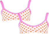 Claesen's BH topje meisje Orange Dots 164-170