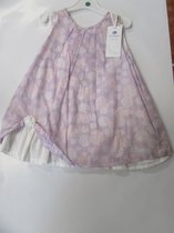 noukie's , jurk , kleedje zomer , lila met bloem ,  18 maand 86