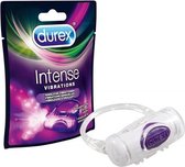Durex Intense Vibrations Vibrerende Cockring - Toys voor heren - Penisring - Transparant - Discreet verpakt en bezorgd