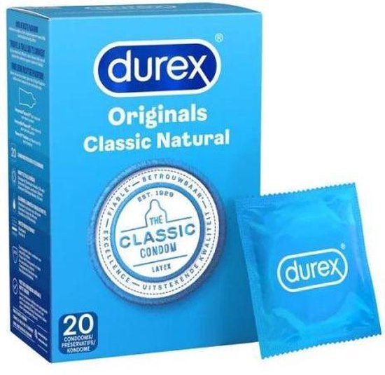 Durex - Classic Natural Condooms - 20 stuks
