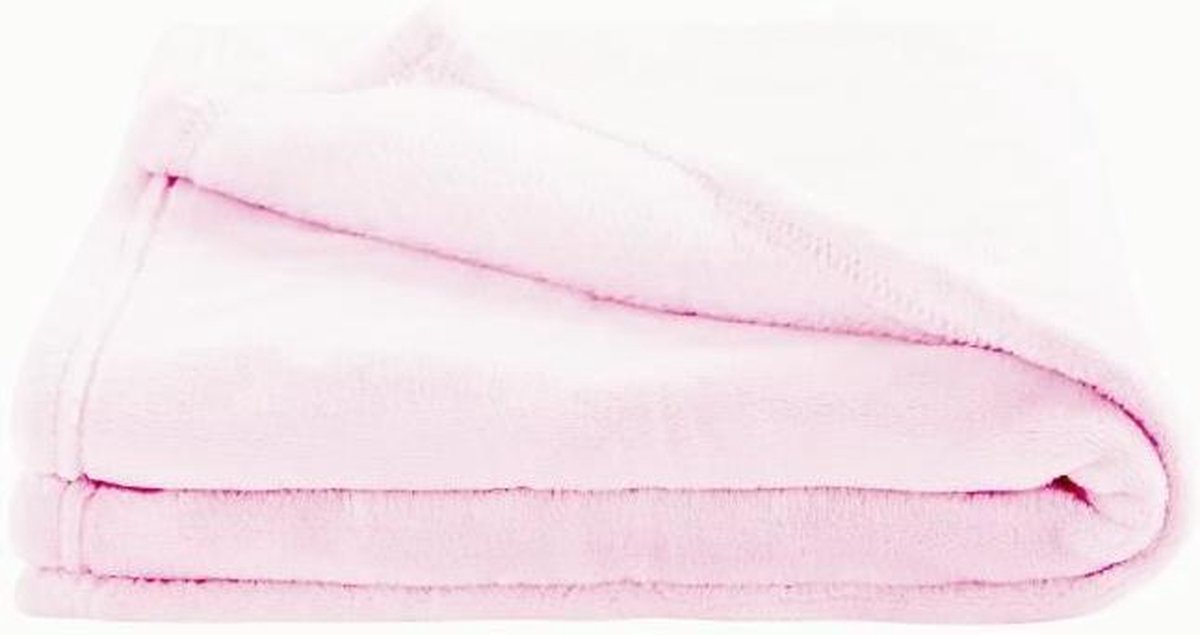 SOFT NID microvezel microdeken - 100x150cm - lichtroze