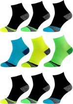 hardloop sokken assorti kleuren 9 paar maat 39/42
