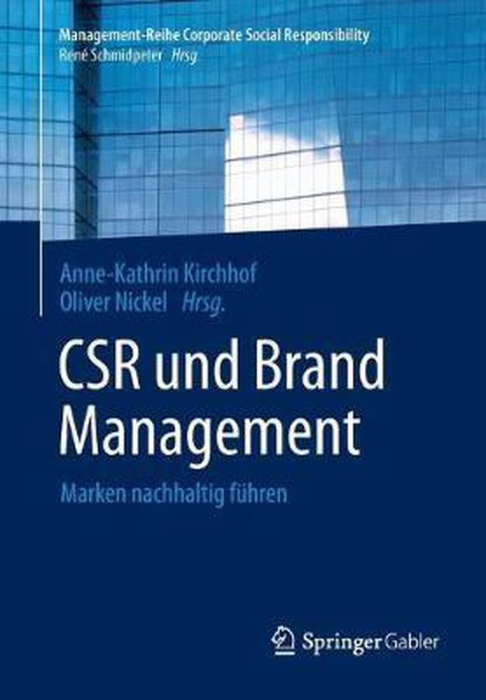 Management-Reihe Corporate Social Responsibility- CSR und Br ... - cover