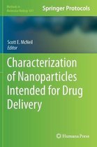 Characterization of Nanoparticles Intended for Drug Delivery