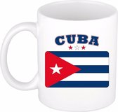 Beker / mok met de Cubaanse vlag - 300 ml keramiek - Cuba