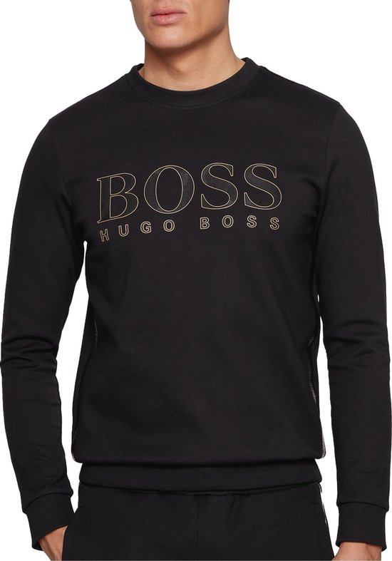 Hugo Boss Trui - Mannen - zwart/goud | bol.com