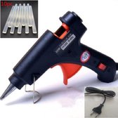 Lijmpistool - Incl 10 lijmsticks - 20w - Glue gun - Hobby - Creatief - Knutselen - 7 mm