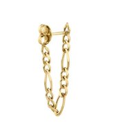 1 Chain oorbel | goud gekleurd