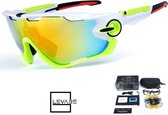 Levabe Outdoor Sportbril - Verstelbaar - Wit/Groen