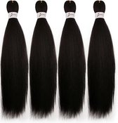 4 pcs. Spetra Soku Synthetic Braiding Hair #1B