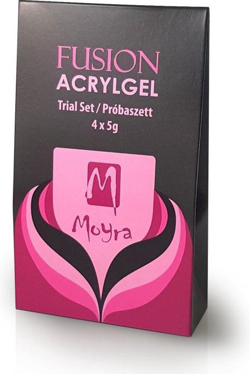MOYRA Fusion Acryl Gel Trial set 4 x 5g Gram