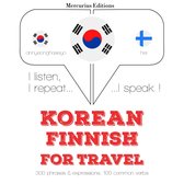 핀란드어로 여행 단어와 구문