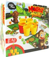 JollyPlay - Crazy Monkey Shooting Game - Apenspel - Coconuts Game - Catapult Game - Bordspel
