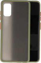 Hoesje Geschikt voor de Samsung Galaxy A41 - Hard Case Backcover Telefoonhoesje - Groen