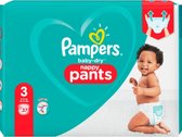 3x Pampers Baby Dry Luierbroekjes Maat 3 (6-11 kg) 37 stuks