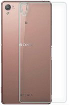 Tempered Glass - Screenprotector BACK Sony Xperia Z3+/ Z4 - Glasplaatje Transparant