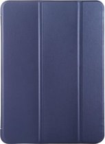 Apple iPad Air 4 10.9 (2020) Hoes - Mobigear - Tri-Fold Serie - Kunstlederen Bookcase - Blauw - Hoes Geschikt Voor Apple iPad Air 4 10.9 (2020)