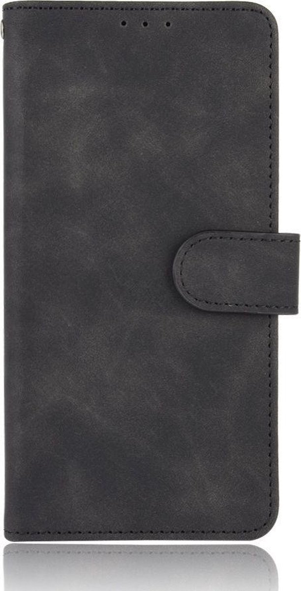Mobigear Telefoonhoesje geschikt voor Samsung Galaxy A42 Hoesje | Mobigear Retro Bookcase Portemonnee | Pasjeshouder voor 2 Pasjes | Telefoonhoesje voor Pinpas / OV Kaart / Rijbewijs - Zwart