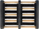 Borstelmat - Deurmat - Droogloopmat - Hout - 27 x 36 cm