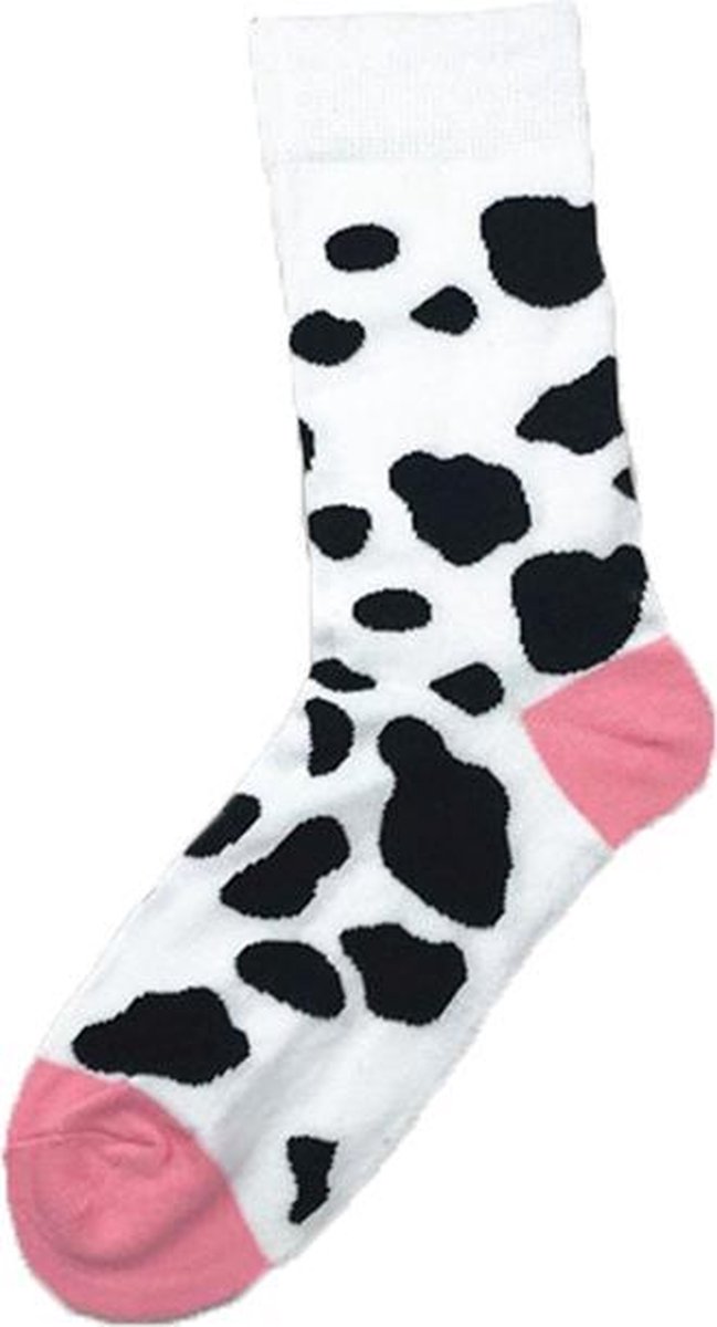 Koe sokken - Unisex - One size fits all - Koe cadeau - Cadeau voor mannen en vrouwen